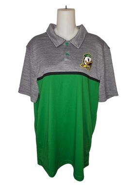 Fanatics Oregon Ducks Color Block Performance Golf Polo Shirt, Large